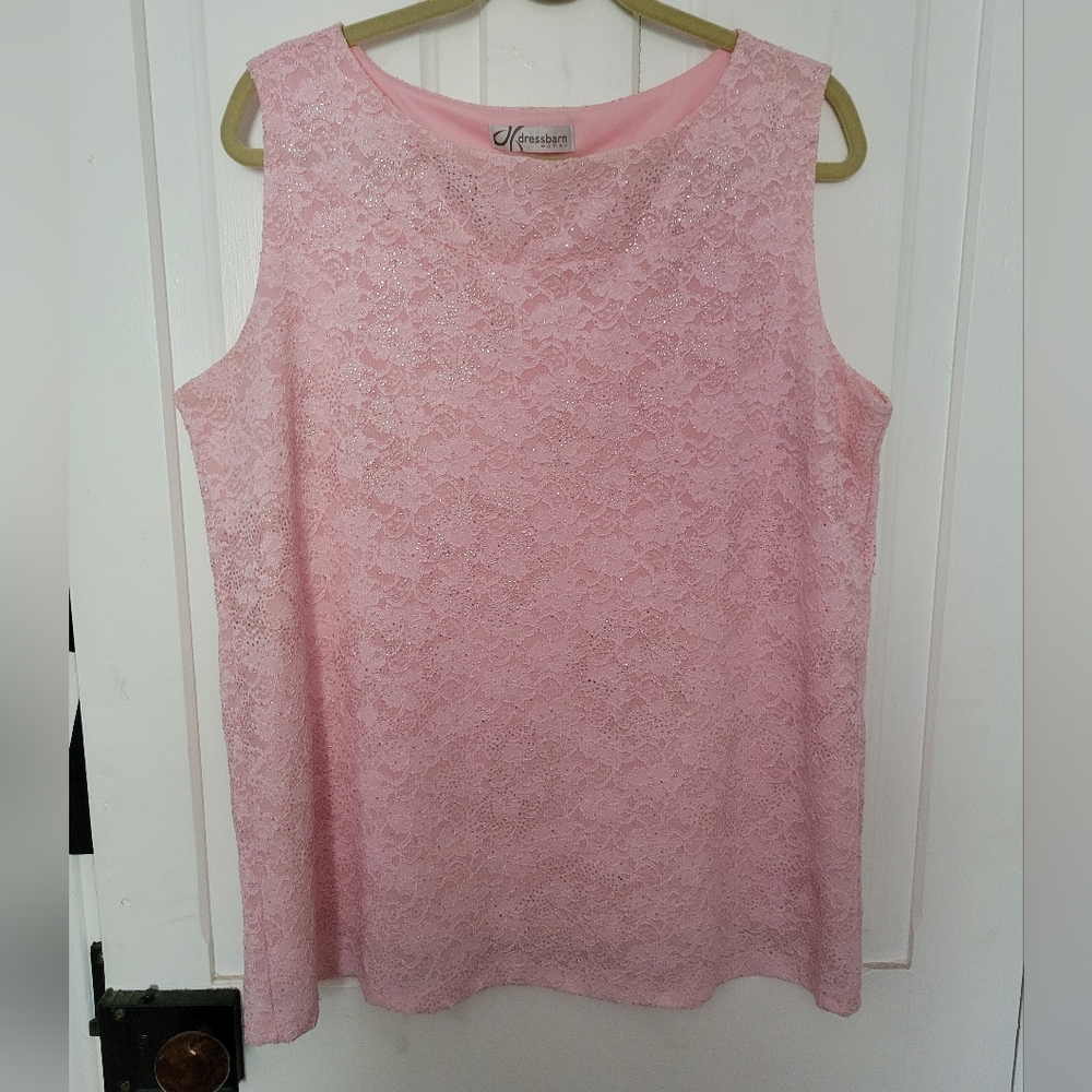 Dressbarn Sleeveless Pink